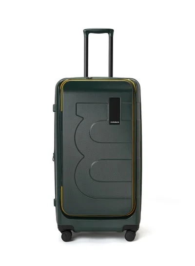 Mokobara The Em Access Trunk Luggage Polycarbonate Large 8 Spinner Wheel Trolly Hardsided Suitcase With Built In Tsa Lock Travel Suitcase (Green)