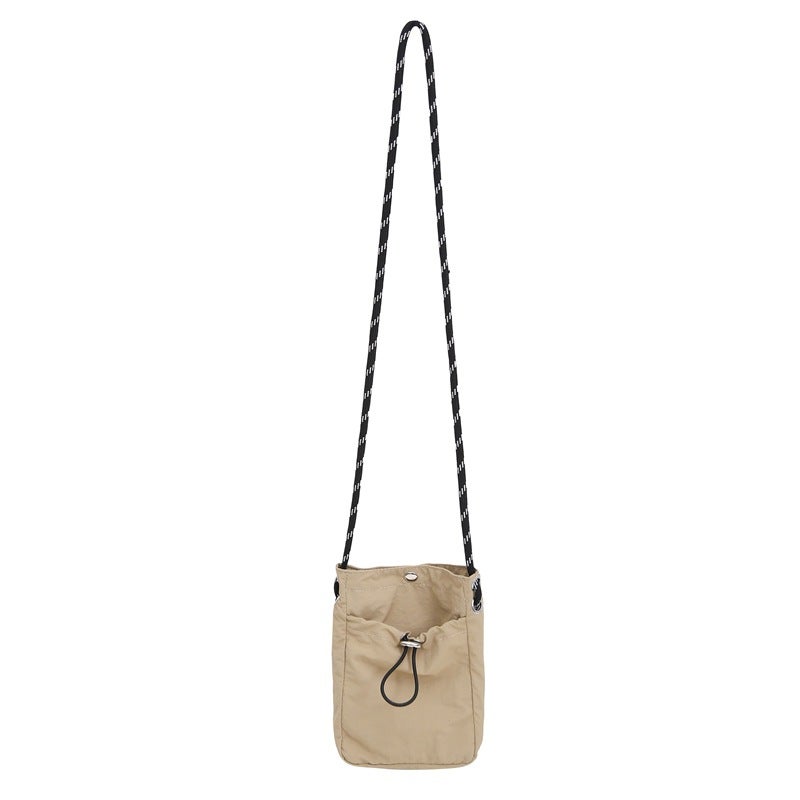 New Japanese Youth Lightweight Mobile Phone Bag Men'S And Women'S Trendy All-Match Drawstring Coin Purse Fashionable Sports Crossbody Small Bag - Image 1