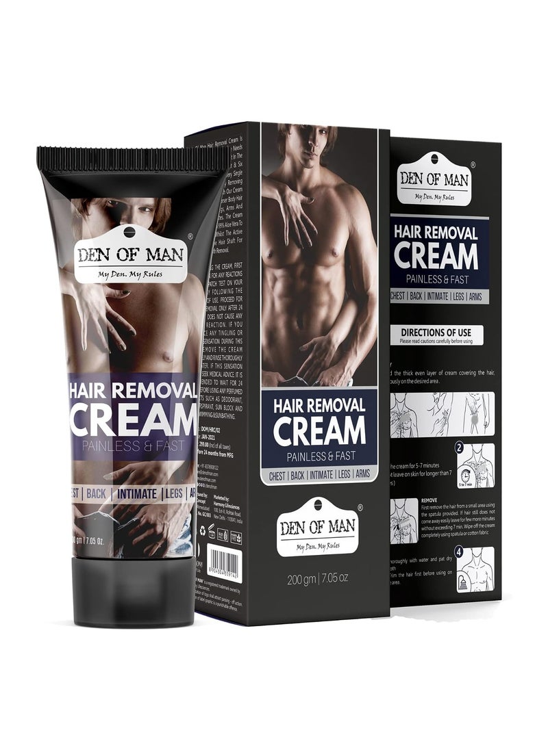 DEN OF MAN - Den of Man® No Bad Smell Hair Removal Cream For Men - Image 1