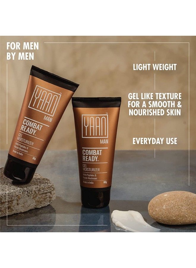 Yaan Man Gel Moisturizer For Men ; With Peptides And Reshi Mushroom ; Moisturizes And Hydrates Skin; Daily Use ; For All Skin Types 80G - Image 4