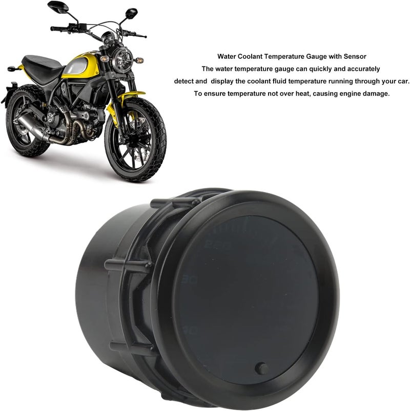 52mm 2in Water Coolant Temperature Gauge with Sensor Water Cooled Thermometer 100 to 300 Degree Fahrenheit , Water Coolant Temperature Gauge Kit , Water Coolant Temperature Gauge Water Temperature - Image 5