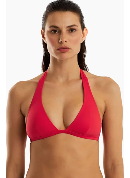 اي يلديز Crescent Moon 63507 Red Bikini Top