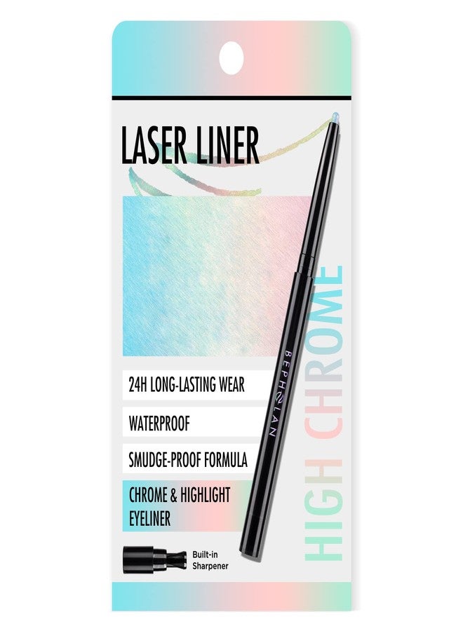 BEPHOLAN Pink Blue Eyeliner Pencil,2-in-1 Color Waterproof Glitter Gel Eye Liner Highligter,Mermaid Korean Makeup Waterline Eyeliner,Smudge Proof (FAIRY TALE) - Image 1