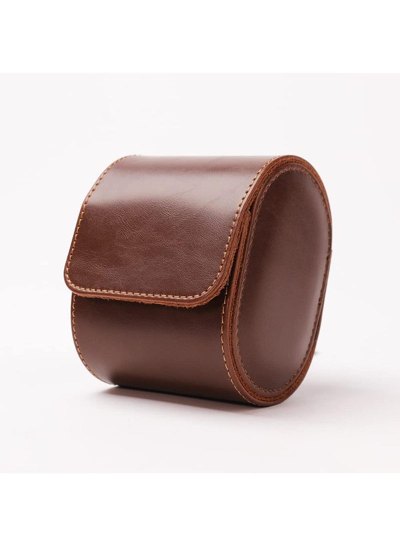 Sweet seven صندوق تخزين ساعات جلدية فاخرة للسفر - علبة ساعة واحدة للرجال - منظم ساعات للتخزين والعرض - مثالي للهدايا في المناسبات الخاصة مثل الذكرى السنوية وأعياد الميلاد - Image 4