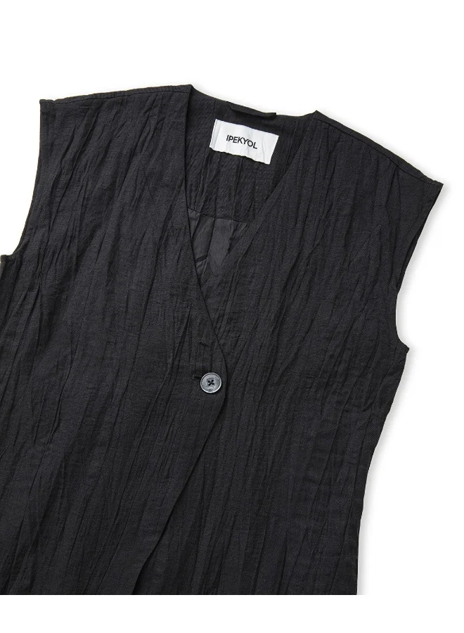 Ipekyol Crinkle-Effect Waistcoat