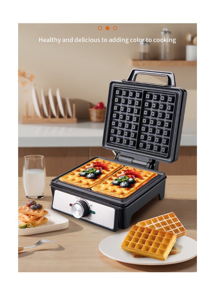 Arabest Waffle machine (1500 watts, for extra thick square Belgian/Brussels waffles) - Image 2