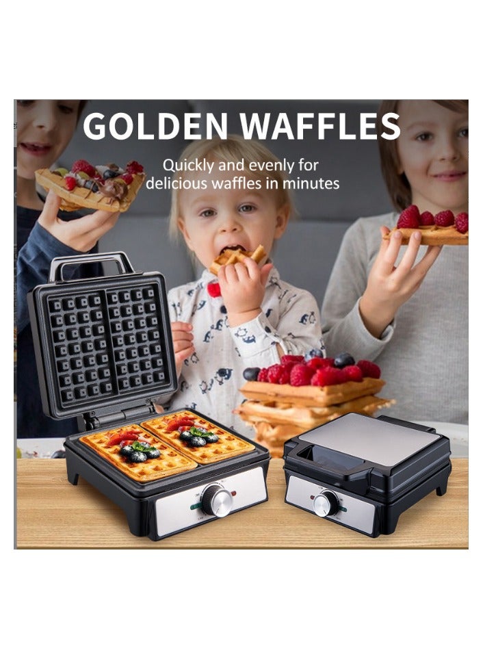 Arabest Waffle machine (1500 watts, for extra thick square Belgian/Brussels waffles) - Image 3