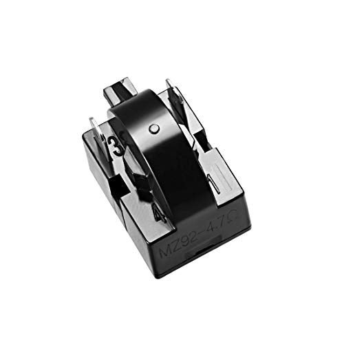 uxcell 2 Pcs 4.7 Ohm 2 Pin Refrigerator Start Relay for Compressor Black - Image 3