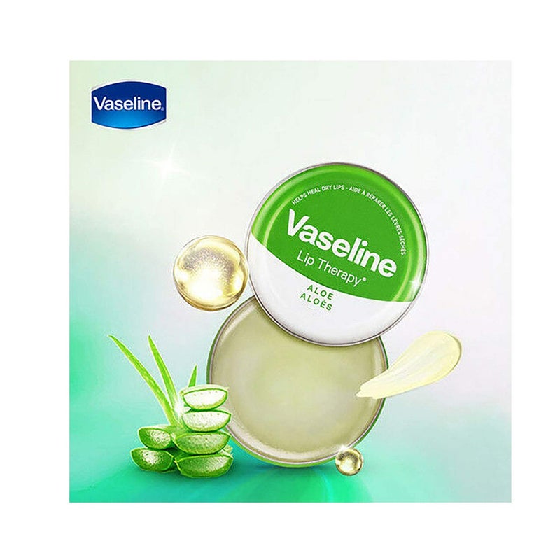 Vaseline Therapy Lip Balm  Aloe Vera 0.6 Oz (Pack Of 2) - Image 2