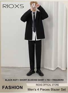 Black(Coat+Shirt+Tie+Pants)