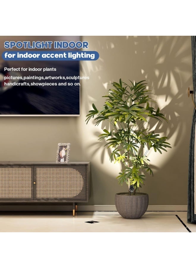 توريسيك مصابيح LED داخلية موجهة، إضاءة علوية 3 وات مع جهاز تحكم عن بعد قابل للتعتيم ومؤقت، مصابيح أرضية قابلة للتعديل 3000K/4000K/6000K للنباتات والصور والأعمال الفنية، تعمل بالطاقة عبر USB - Image 4