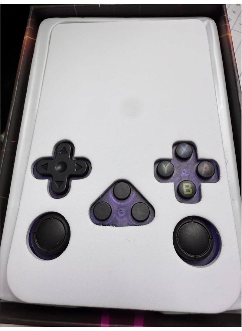 ELTRAZONE J36 Ultra 3.5-Inch Portable Retro Game Console – Built-in 20,000+ Classic Games, 64GB Memory Card, IPS Screen, Dual Players Support, 20+ Emulators, 3000mAh Battery Handheld Video Console – Purple - Image 4