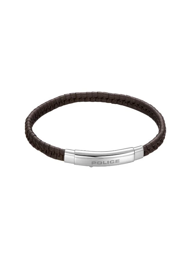 بوليس سوار جلد بني إندي  للرجال