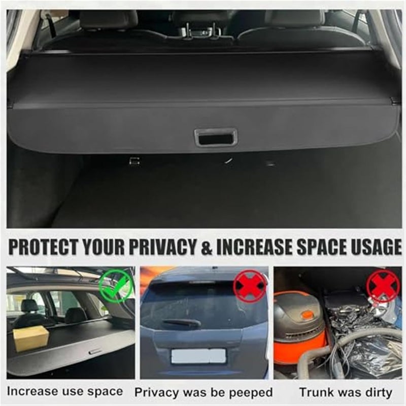 DEMULAX Rear Trunk Cargo Cover for MG ZS 2018-2024 - Image 2