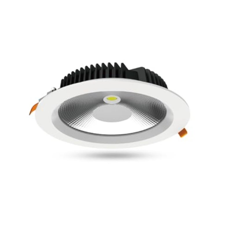 LED COB downlight for indoor lighting, aluminum alloy, warm white, 40W 8-inch 3000K high-efficiency illumination - Image 5