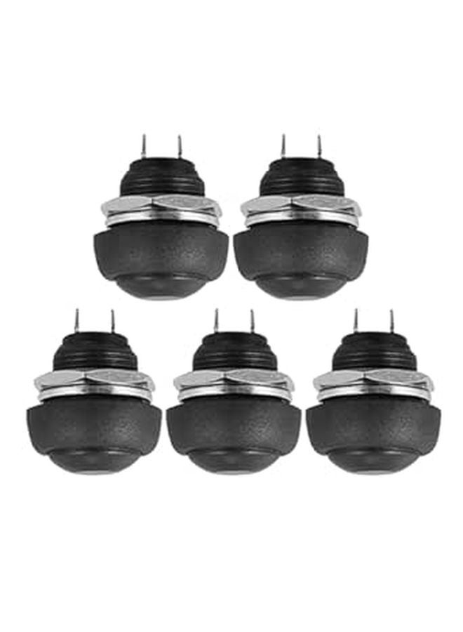 Waterproof Push Button Switch 5PCS 120V Latching Replacement For Appliances DIY Control - Image 1