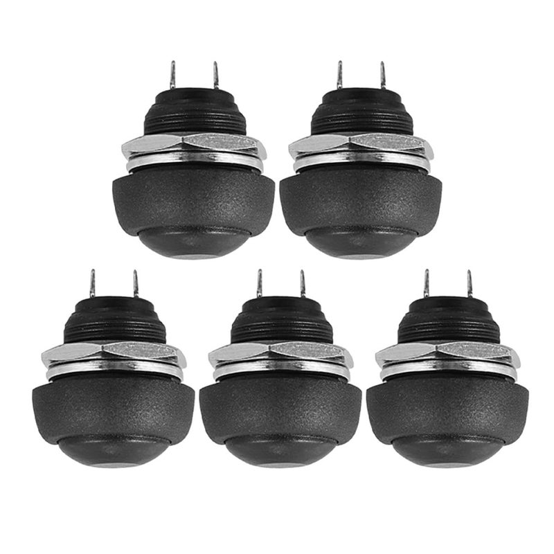 Waterproof Push Button Switch 5PCS 120V Latching Replacement For Appliances DIY Control - Image 2