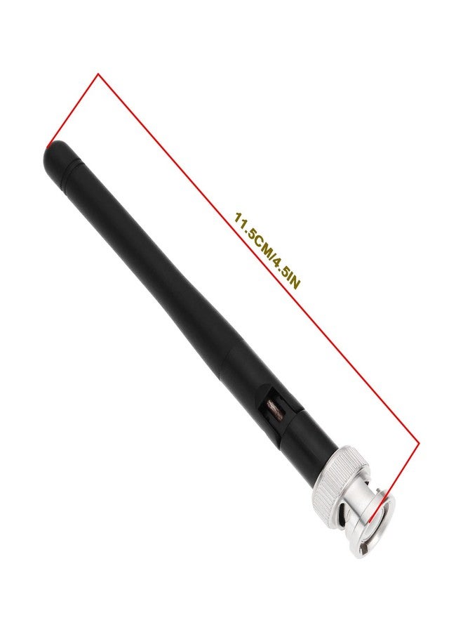 هوائيات ECSiNG UHF سوداء اللون مصنوعة من مادة ABS، هوائيات راديو، هوائيات ميكروفون لاسلكي متوافقة مع جهاز استقبال Sennheiser EW100 EW300 EW500 G3 مع موصل BNC (عبوة من قطعتين) - Image 4