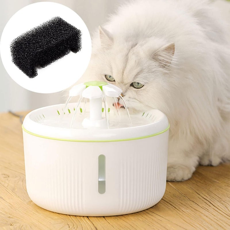 KASTWAVE Sponge Filter for Cat Water Fountain - Pet Fountain Replacement Foam Filter for Dog, Cat, Rabbit Drinking Dispenser Accessories (8 Pieces) - Image 2