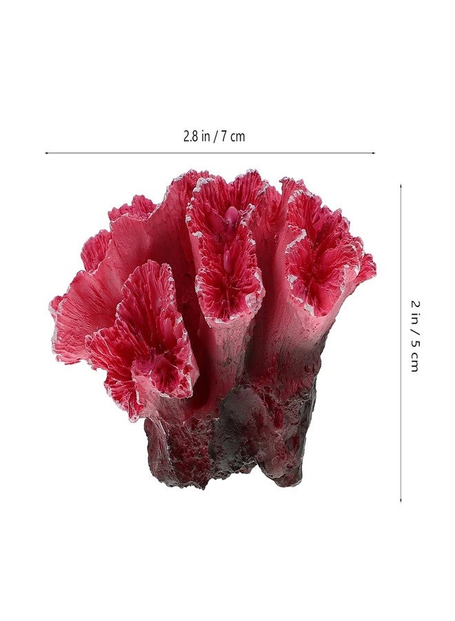 balacoo Artificial Coral Reef Aquarium Decor Resin Coral Rockery Decoration Safe for Fresh and Saltwater Fish Tanks Easy to Clean Fish Tank Ornament - Image 4