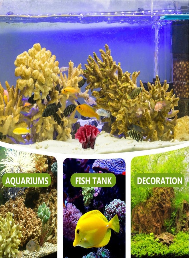 balacoo Artificial Coral Reef Aquarium Decor Resin Coral Rockery Decoration Safe for Fresh and Saltwater Fish Tanks Easy to Clean Fish Tank Ornament - Image 5