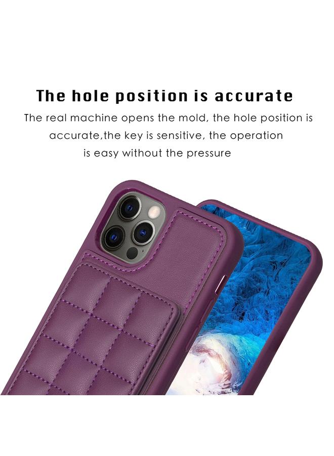 Zaboon Case For iPhone 12 / 12 Pro Grid Card Slot Holder Phone Case - Image 5