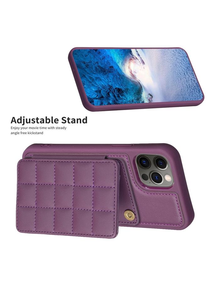 Zaboon Case For iPhone 12 / 12 Pro Grid Card Slot Holder Phone Case - Image 3