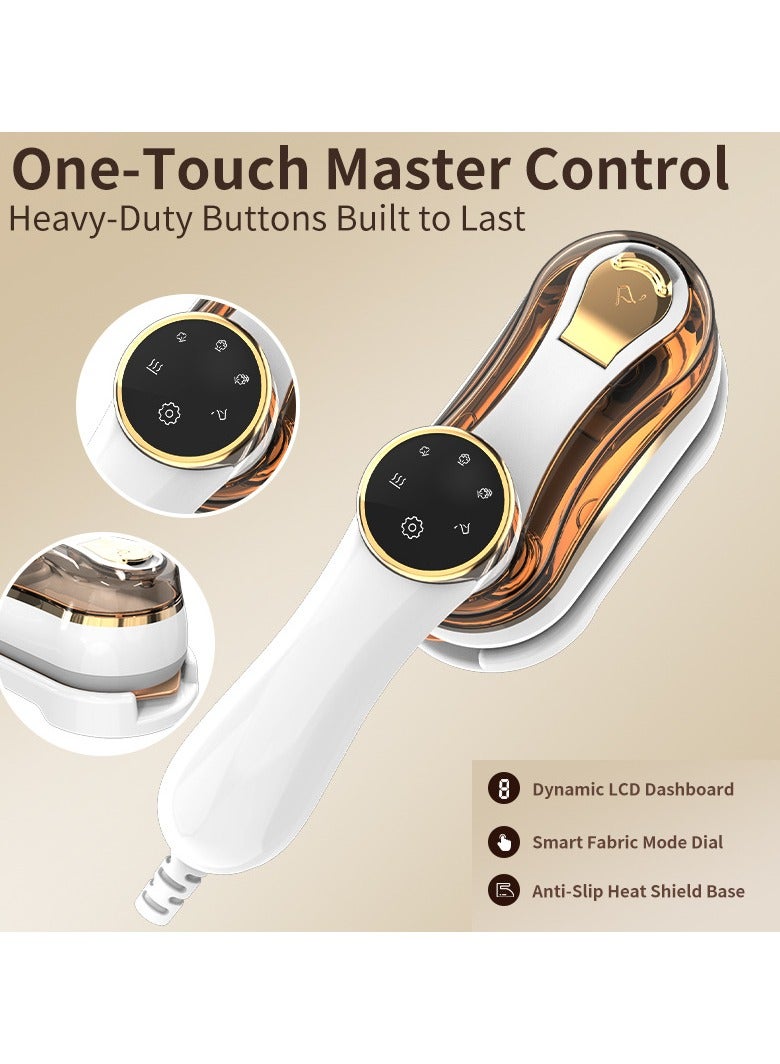 general Mini handheld steam iron, 6-second rapid heating steam iron, essential small ironing machine for home, dormitory and travel - Image 2