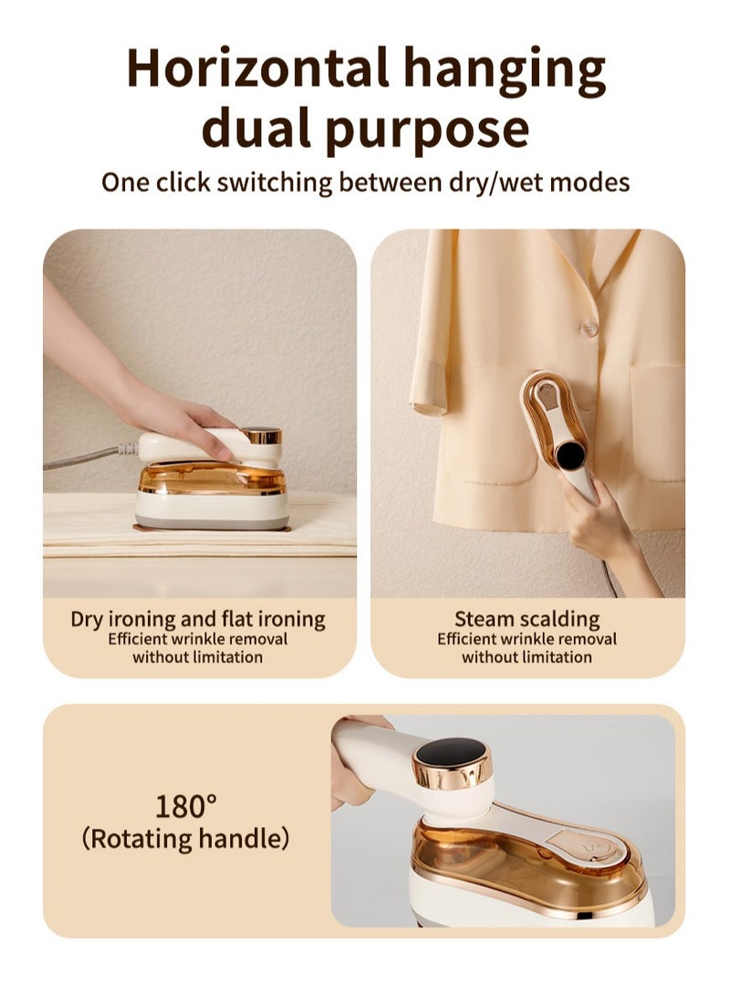 general Mini handheld steam iron, 6-second rapid heating steam iron, essential small ironing machine for home, dormitory and travel - Image 5