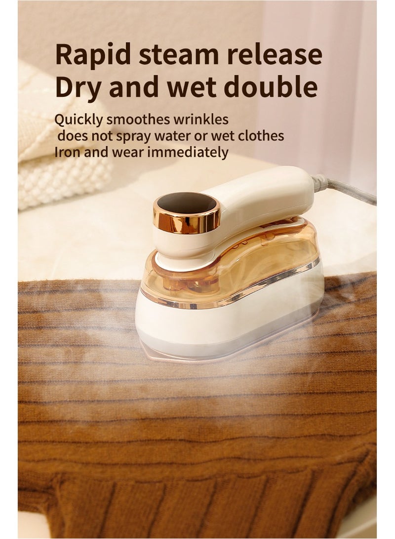 general Mini handheld steam iron, 6-second rapid heating steam iron, essential small ironing machine for home, dormitory and travel - Image 3