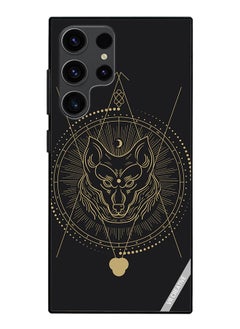 Protective Case Cover For Samsung Galaxy S24 Ultra Wolf Totem Design Multicolour