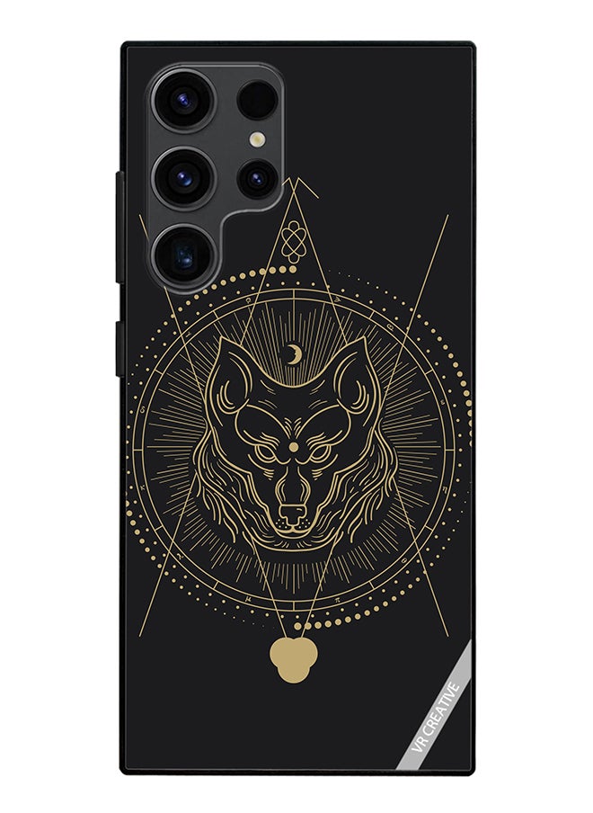 VR CREATIVE - Protective Case Cover For Samsung Galaxy S24 Ultra Wolf Totem Design Multicolour - Image 1