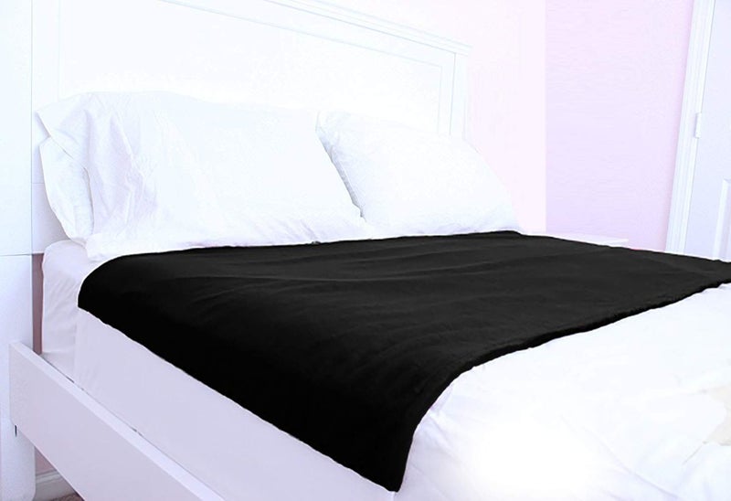 Cycleliners - Sleep with confidence Cycleliners Period Bed Sheets Protector  Waterproof Leakproof Reusable and Washable Menstrual Bed Pad FullQueen Black 