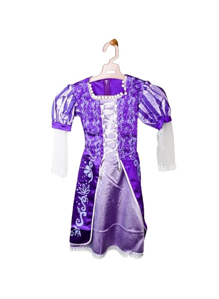 ملابس الأميرة ريبانزل مقاس S من 4-5 سنين - S