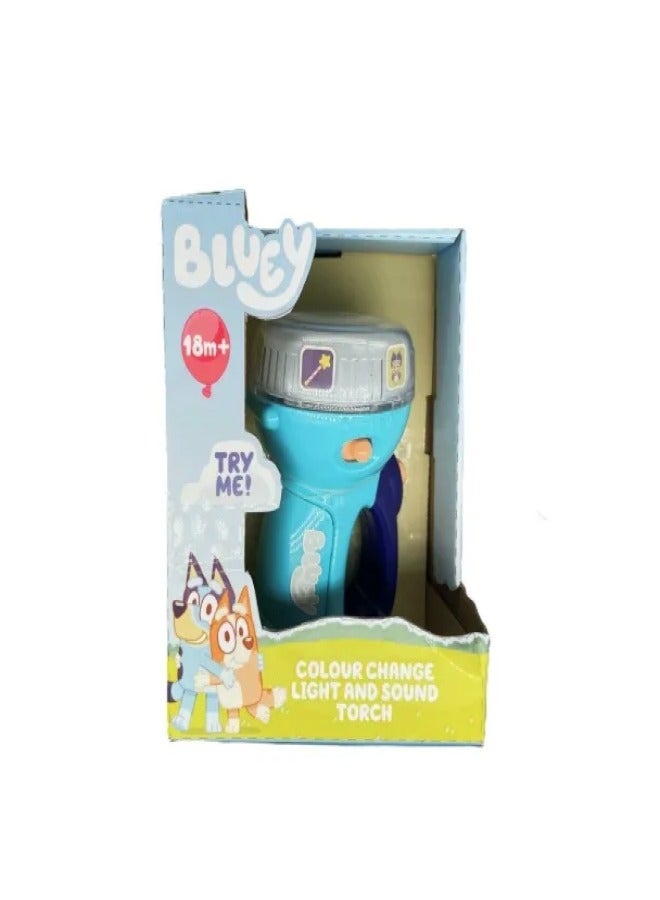 BLUEY - Bluey's Colour Change Light and Sound Torch - Image 1