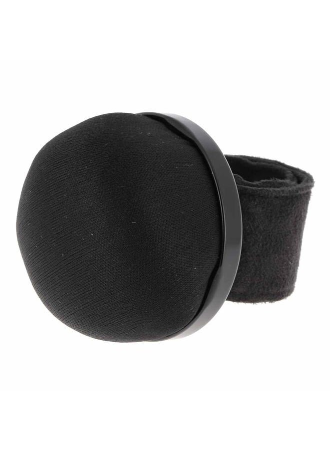 BOHIN Adjustable Snap Bracelet, Black Sewing Pin Cushion - Image 2