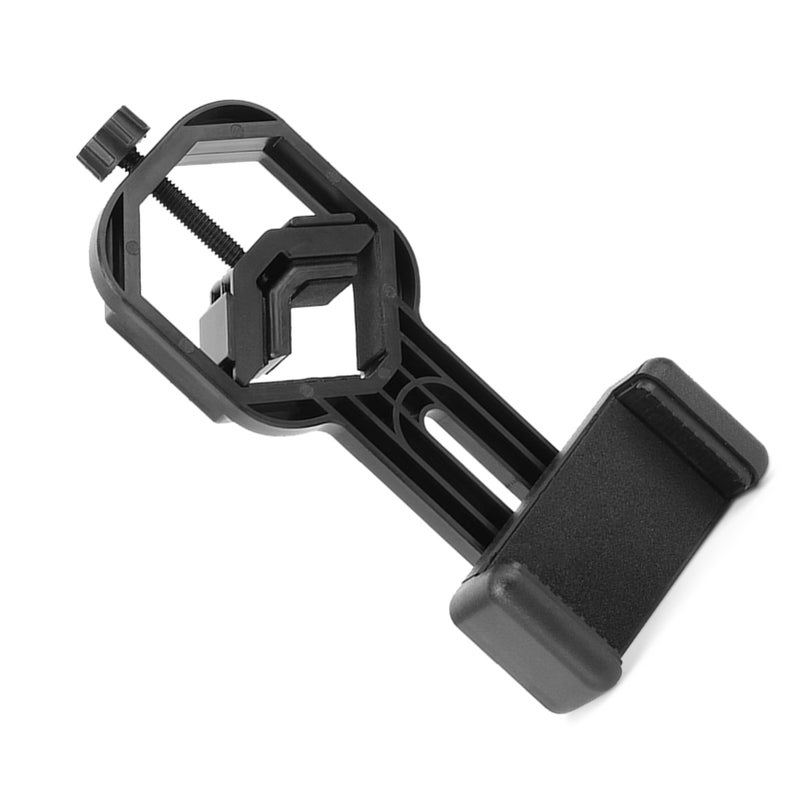 Plastic Black Mobile Phone Bracket for Binoculars Monoculars Astronomical Telescopes - Image 1