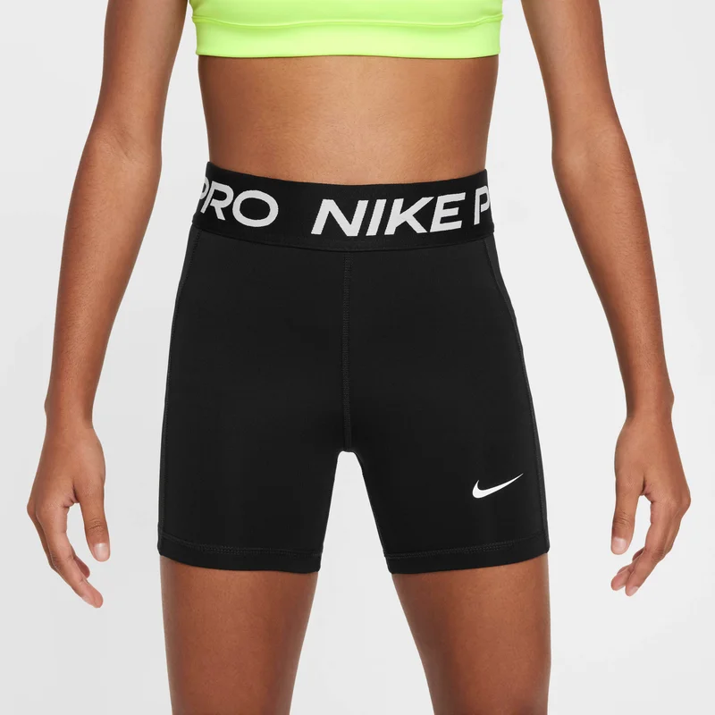 Nike Black Girls' Pro Leak Protection: Period Dri-FIT Shorts  | Best Price UAE