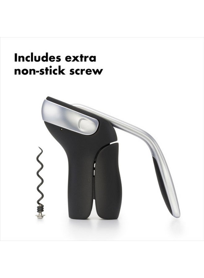 OXO OXO Steel Vertical Lever Corkscrew with Removable Foil Cutter  - Image 3