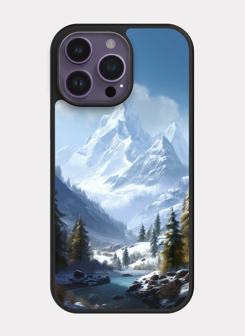 PXLAAT iPhone 14 Pro Max case cover Ice Mountain - Image 1
