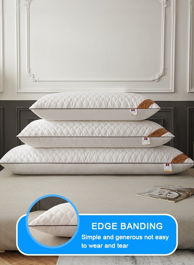 Uptyia Microfiber Solid Long Sleeping Pillow，Full Body Pillows for Adults with Washable Removable Pillowcase, Quilted Long Bed Pillows for Sleeping, Large Pillow for Pregnancy Women and Side Sleepers（48*150cm） - Image 5