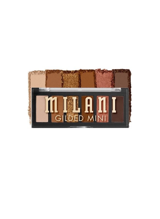 MILANI - لوحة ظلال العيون الصغيرة المذهبة مع 6 درجات غير لامعة ولامعة مشاكل الشمبانيا - Image 1