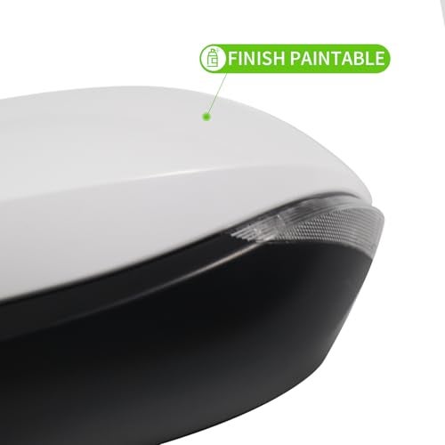 Liizoo Side Mirror Car Door Mirror Fits for Toyota Corolla 2019-2025 Left Driver Side|TO1320394|Power|Heat| 6 Pins White LH - Image 5