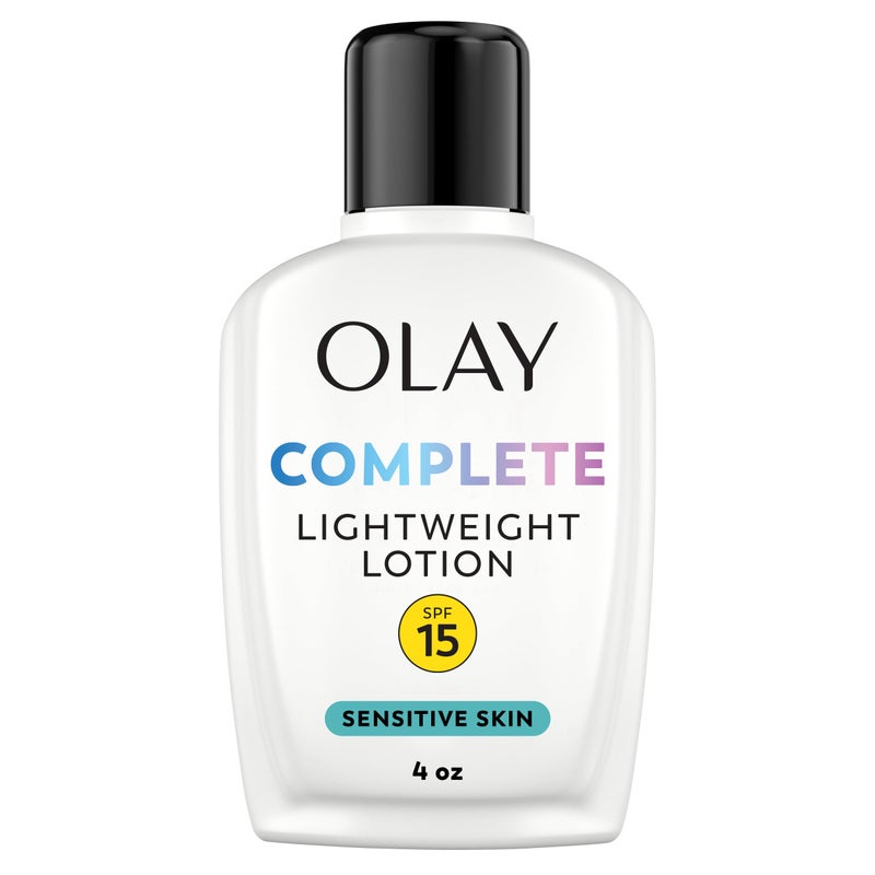 Olay Face Moisturizer, Complete All Day Moisturizer With Sunscreen Broad Spectrum SPF 15 - Sensitive, 4 fl. Oz, 1 unit - Image 1