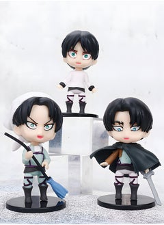 GROIC 6 Pcs Attack on Titan Figure Anime Figure Set, Action Figures Cartoon Figurines Party Decoration Mini Toy Model Collectibles Statue for Anime Fans  - Image 2