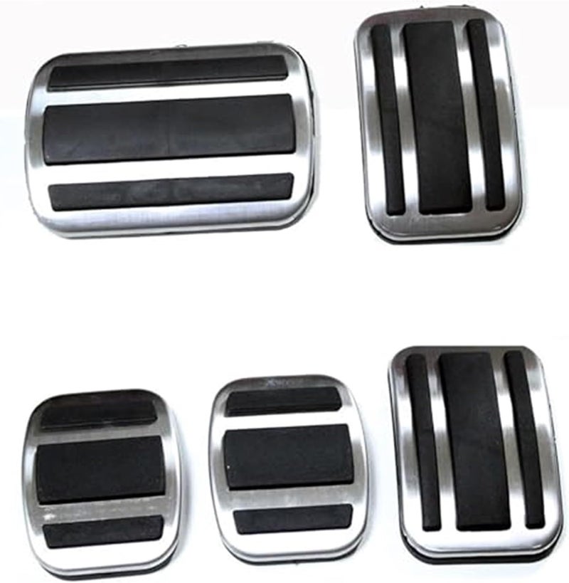 Wivplex Stainless Steel Pedal Pad Set for Citroen C5 and Aircross - Image 4