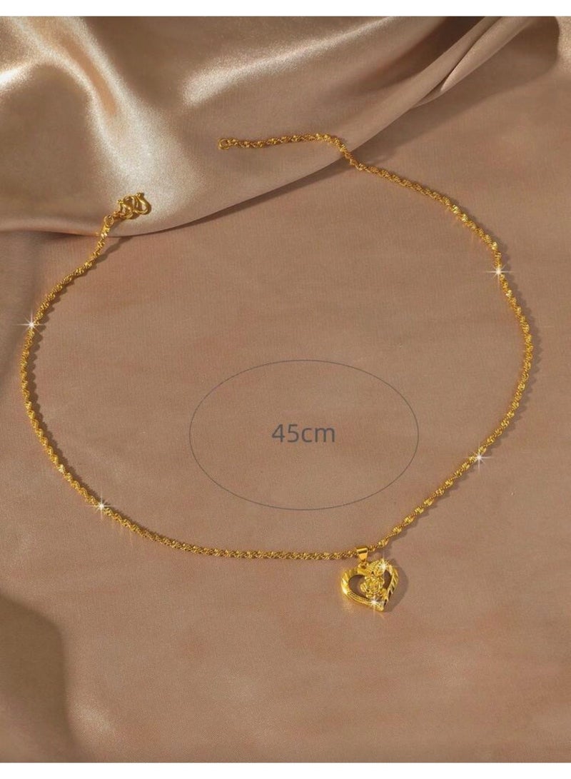 GOLDMAX 21k Gold Plated Necklace For Women - Image 4