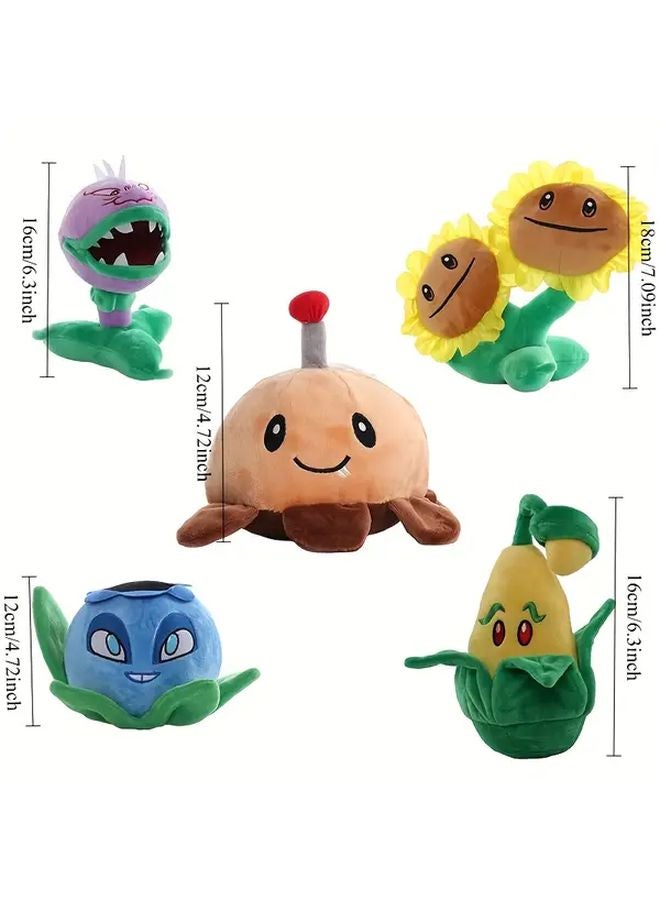 Big Mouth Flower Plush Toy Soft Stuffed Animals For Room Decor Gifts - Image 4