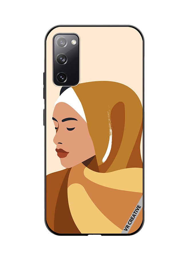 VR CREATIVE Protective Case Cover For Samsung Galaxy S20 FE 5G Cartoon Woman Shape Design Multicolour - Image 1