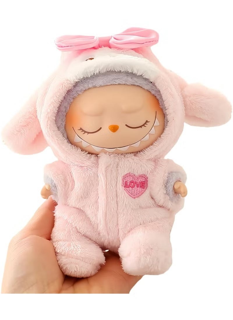 LABUBU Labubu Clothes One-piece Zipper Clothes Labubu Keychain Accessories Cute Doll Clothes Fashion One-piece Suit 15 17cm Rabubu First, Second, Third Generation Universal (no dolls)  - Image 1